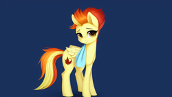 Size: 1024x576 | Tagged: safe, imported from derpibooru, spitfire, pegasus, pony, ai content, ai generated, female, mare, solo, towel