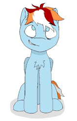 Size: 505x800 | Tagged: safe, artist:m37, imported from derpibooru, oc, oc only, pegasus, pony, male, simple background, solo, white background