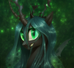 Size: 832x768 | Tagged: safe, imported from derpibooru, queen chrysalis, changeling, changeling queen, ai content, ai generated, bust, female, portrait, solo