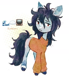 Size: 1418x1580 | Tagged: safe, artist:runkpori, imported from derpibooru, oc, oc only, earth pony, pony, emotes