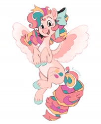 Size: 1066x1309 | Tagged: safe, artist:runkpori, imported from derpibooru, pinkie pie, earth pony, pony, redesign