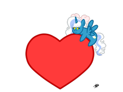 Size: 3984x3000 | Tagged: safe, artist:princessmoonsilver, imported from derpibooru, oc, oc only, oc:fleurbelle, alicorn, pony, alicorn oc, bow, chibi, cute, female, hair bow, heart, horn, mare, simple background, solo, transparent background, wings