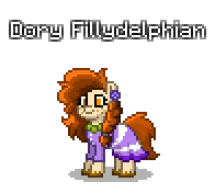 Size: 196x176 | Tagged: safe, artist:dematrix, imported from derpibooru, oc, oc only, oc:dory fillydelphian, earth pony, pony, pony town, clothes, female, mare, pixel art, simple background, solo, transparent background