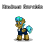 Size: 180x176 | Tagged: safe, artist:dematrix, imported from derpibooru, oc, oc only, oc:maximus geraldo, pegasus, pony, pony town, clothes, male, pixel art, simple background, solo, transparent background