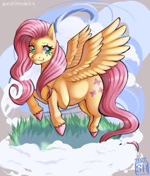 Size: 2164x2556 | Tagged: safe, artist:expireddeity, imported from derpibooru, fluttershy, pegasus, pony, female, solo