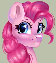 Size: 1054x1200 | Tagged: safe, artist:ske, imported from derpibooru, pinkie pie, earth pony, pony, bust, happy, looking at you, portrait, smiling, solo