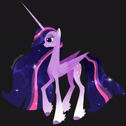 Size: 2048x2048 | Tagged: safe, artist:pleasantlypony, imported from derpibooru, twilight sparkle, alicorn, pony, the last problem, female, older, older twilight, princess twilight 2.0, simple background, solo, twilight sparkle (alicorn)