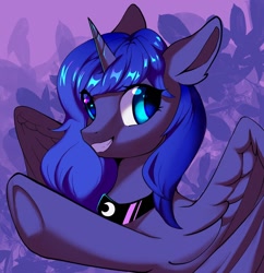 Size: 1080x1114 | Tagged: safe, artist:myriadstar3, imported from derpibooru, princess luna, alicorn, pony, female, solo