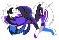 Size: 2100x1440 | Tagged: safe, artist:skyfallfrost, imported from derpibooru, oc, oc:ionic shift, alicorn, pony, female, mare, quadrupedal, simple background, solo, transparent background