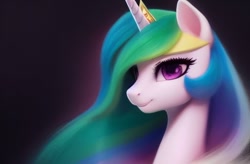 Size: 512x336 | Tagged: safe, imported from derpibooru, princess celestia, alicorn, pony, ai content, ai generated, generator:stable diffusion, prompter:teonanakatle, solo