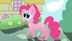 Size: 3840x2160 | Tagged: safe, artist:starry swirl, imported from derpibooru, pinkie pie, earth pony, pony, female, mare, solo