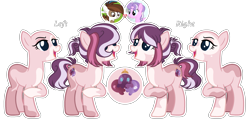 Size: 2793x1338 | Tagged: safe, artist:xxcheerupxxx, imported from derpibooru, diamond tiara, pipsqueak, oc, earth pony, pony, base used, female, mare, offspring, parent:diamond tiara, parent:pipsqueak, parents:piptiara, quadrupedal, simple background, transparent background