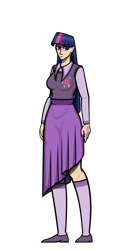 Size: 2750x5000 | Tagged: safe, artist:deroach, edit, imported from derpibooru, twilight sparkle, alicorn, human, clothes, cutie mark on clothes, equestria project humanized, fanfic, fanfic art, humanized, simple background, transparent background, vector