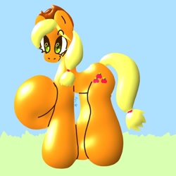 Size: 1024x1024 | Tagged: safe, artist:xxg0d34t3rxx, imported from derpibooru, applejack, earth pony, pony, female, solo