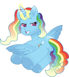 Size: 8143x9101 | Tagged: safe, artist:lincolnbrewsterfan, derpibooru exclusive, imported from derpibooru, rainbow dash, alicorn, pony, .svg available, alicornified, alternate hairstyle, alternate tailstyle, alternate universe, beautiful, beautiful hair, butt, colored wings, curly tail, ethereal mane, ethereal tail, female, flowing mane, flowing tail, g4, g4 to g5, g5, generation leap, grin, happy, hoof heart, horn, inkscape, long horn, looking at you, magenta eyes, mare, movie accurate, multicolored wings, narrowed eyes, plot, precious, pretty, princess of loyalty, princess rainbow dash, race swap, rainbowcorn, rainbutt dash, rear view, simple background, smiling, smiling at you, smirk, solo, svg, tail, teeth, transparent background, underhoof, upside-down hoof heart, vector, wings