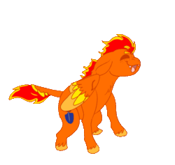 Size: 623x590 | Tagged: safe, alternate version, artist:euspuche, imported from derpibooru, oc, oc only, oc:fireheart(fire), bat pony, pony, alternate character, animated, bat pony oc, dance till you die dog, dancing, gif, simple background, solo, transparent background