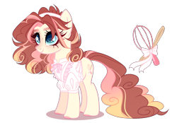 Size: 1708x1192 | Tagged: safe, artist:just-silvushka, imported from derpibooru, oc, oc only, earth pony, pony, base used, blouse, earth pony oc, female, freckles, mare, offspring, parent:cheese sandwich, parent:pinkie pie, parents:cheesepie, simple background, smiling, solo, transparent background