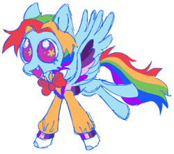 Size: 924x821 | Tagged: safe, artist:webkinzworldz, imported from derpibooru, rainbow dash, snowdash, pegasus, pony, a hearth's warming tail, asexual, asexual pride flag, pride, pride flag, simple background, solo, white background