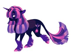 Size: 4200x3100 | Tagged: safe, artist:gigason, imported from derpibooru, oc, oc:levitatia, classical unicorn, pony, unicorn, cloven hooves, female, leonine tail, mare, quadrupedal, simple background, solo, transparent background, unshorn fetlocks