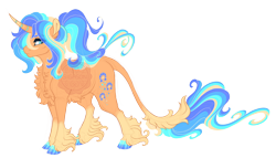 Size: 4200x2400 | Tagged: safe, artist:gigason, imported from derpibooru, oc, oc:starstep, classical unicorn, pony, unicorn, cloven hooves, female, leonine tail, magical lesbian spawn, mare, offspring, parent:princess luna, parent:sunset shimmer, parents:lunashimmer, quadrupedal, simple background, solo, transparent background, unshorn fetlocks