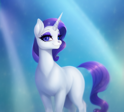 Size: 568x512 | Tagged: safe, imported from derpibooru, rarity, pony, unicorn, ai assisted, ai content, ai generated, cute, female, mare, solo