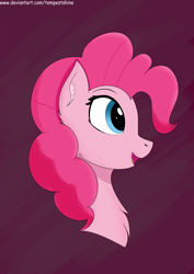 Size: 2894x4093 | Tagged: safe, artist:tempestshine, imported from derpibooru, pinkie pie, earth pony, pony, bust, female, solo