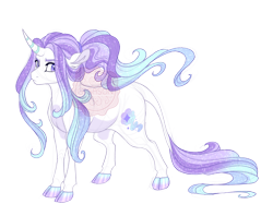 Size: 2900x2300 | Tagged: safe, artist:gigason, imported from derpibooru, oc, oc:derecho, pony, unicorn, cloven hooves, female, magical lesbian spawn, mare, offspring, parent:princess celestia, parent:starlight glimmer, parents:starlestia, quadrupedal, simple background, solo, transparent background