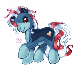 Size: 2511x2277 | Tagged: safe, artist:peachmichea, imported from derpibooru, oc, oc only, earth pony, pony, g3, solo