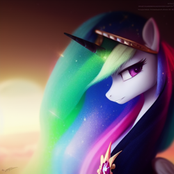 Size: 512x512 | Tagged: safe, imported from derpibooru, princess celestia, alicorn, ai content, ai generated, generator:stable diffusion, prompter:teonanakatle, royalty, solo