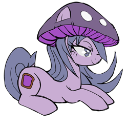 Size: 2048x2048 | Tagged: safe, artist:buttercupsaiyan, imported from twibooru, oc, oc:jellycap, pony, image, mushroom, png, solo