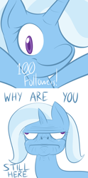 Size: 800x1612 | Tagged: safe, artist:lamia, imported from derpibooru, trixie, pony, unicorn, ask corrupt trixie, solo