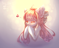 Size: 2721x2204 | Tagged: safe, artist:prettyshinegp, imported from derpibooru, oc, oc only, earth pony, pony, ear fluff, earth pony oc, heart, signature, solo