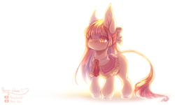 Size: 3162x1897 | Tagged: safe, alternate version, artist:prettyshinegp, imported from derpibooru, oc, oc only, oc:pretty shine, earth pony, pony, clothes, colored, earth pony oc, female, leonine tail, mare, signature, simple background, solo, tail, white background