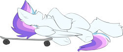 Size: 2790x1179 | Tagged: safe, artist:beardie, imported from derpibooru, oc, oc:pony hawk, pegasus, pony, crash, family guy, family guy death pose, meme, simple background, skateboard, solo, transparent background