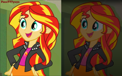 Size: 1010x630 | Tagged: safe, artist:paco777yuyu, imported from derpibooru, sunset shimmer, human, equestria girls, rainbow rocks, beautiful, cute, female, solo