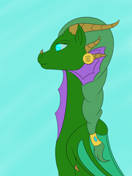 Size: 1200x1600 | Tagged: safe, artist:saintgryphonii, imported from derpibooru, dragon, dragoness, female, green background, simple background, solo, warcraft, world of warcraft