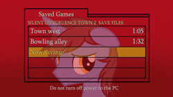 Size: 5129x2887 | Tagged: safe, artist:equestria secret guard, imported from derpibooru, oc, oc only, oc:frozen flash, oc:冰闪, unicorn, horn, male, silent congruence town, silent congruence town 2, silent hill, silent hill 2, unicorn oc