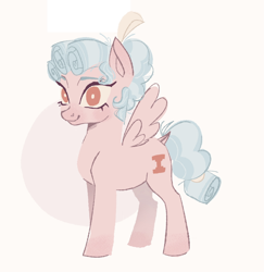 Size: 1280x1317 | Tagged: safe, artist:maggie0li, artist:overthemaginot, imported from derpibooru, cozy glow, pegasus, pony, female, filly, foal, simple background, smiling, solo, spread wings, white background, wings