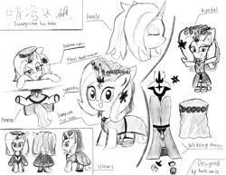 Size: 3300x2550 | Tagged: safe, artist:knife smile, imported from derpibooru, oc, oc only, oc:sunny cove ice lake, unicorn, bipedal, clothes, dress, floral head wreath, flower, frog (hoof), sketch, underhoof, wedding dress