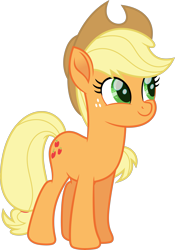 Size: 3293x4698 | Tagged: safe, artist:starryshineviolet, imported from derpibooru, applejack, earth pony, pony, rainbow roadtrip, applejack's hat, cowboy hat, female, hat, high res, looking up, mare, simple background, solo, transparent background, vector