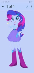 Size: 720x1520 | Tagged: safe, imported from ponybooru, rarity, equestria girls, barely eqg related, boots, clothes, filter, google, google notes, screenshots, shoes, skirts, top