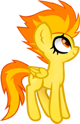 Size: 1591x2473 | Tagged: safe, artist:fededash, imported from derpibooru, spitfire, pegasus, female, g4, png, simple background, solo, transparent background