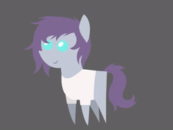 Size: 3334x2501 | Tagged: safe, artist:cabinet chief assistant k, imported from derpibooru, maud pie, earth pony, pony, clothes, female, gray background, mare, messy mane, mirror universe, missing cutie mark, pointy ponies, shirt, simple background, smiling, solo, vector