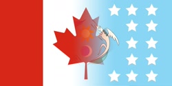 Size: 1600x800 | Tagged: safe, imported from derpibooru, canadian, canadian flag, equestria flag