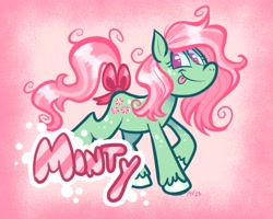 Size: 4096x3277 | Tagged: safe, artist:cherry0tter, imported from derpibooru, minty, earth pony, pony, female, g3, solo