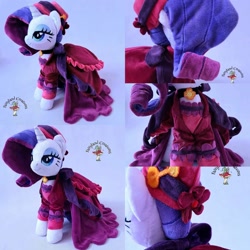 Size: 1564x1564 | Tagged: safe, artist:fairylandcreatures, imported from derpibooru, rarity, pony, clothes, dress, female, mare, merchandise, plushie, solo