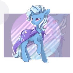 Size: 1000x1000 | Tagged: safe, artist:ling_ovo0127, imported from derpibooru, trixie, pony, unicorn, female, solo