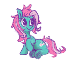 Size: 437x372 | Tagged: safe, artist:terra0940, imported from derpibooru, minty, earth pony, pony, female, g3, g3 to g4, g4, generation leap, mare