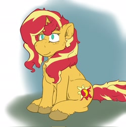 Size: 2039x2048 | Tagged: safe, artist:pittapattapato, imported from derpibooru, sunset shimmer, pony, unicorn, female, solo