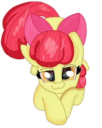 Size: 1099x1378 | Tagged: safe, artist:applebloomyloves, imported from derpibooru, apple bloom, earth pony, pony, female, solo